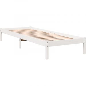 VidaXL Cadre De Lit Extra Long Sans Matelas 90x210 Cm Bois Massif Pin