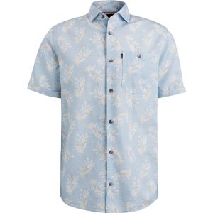 Vanguard Chemise Short Sleeve De Lin Clair Bleu clair Bleu taille XXL