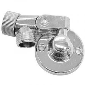 Rousseau Support douchette articul&eacute; laiton-zamak chrom&eacute;