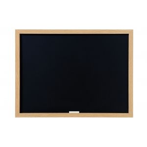 Bi-office Tableau noir pour craie - BI OFFICE - 45x60cm - Contour chêne