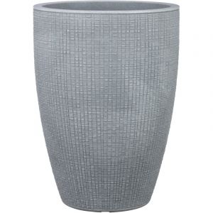 Scheurich Haut pot à plantes « Barceo High », plastique (40 cm, gris)