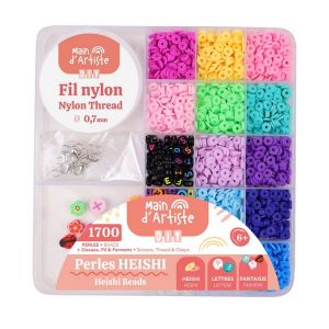 Mgm Set de 1700 perles plates