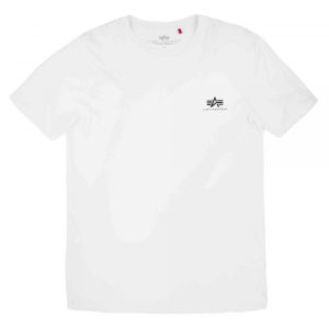 Alpha industries Basic Small Logo, taille XL, homme, blanc