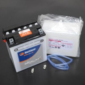 Tecnium Batterie scooter Peugeot 125 Satelis compressor 2006 2007 2008 2009 2010 2011 YB14-A2