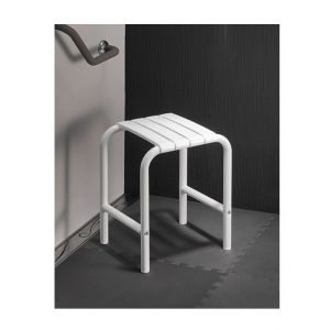 Godonnier Pellet - Tabouret de securite alu epoxy blanc