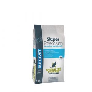 Nutrivet Croquette Super Premium Chat Adulte Stérilisé 8kg