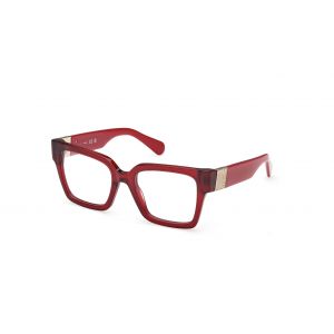 MAX&Co Femme MO5175 066 Montures optiques Ac&eacute;tate Rouge Carr&eacute; Normale