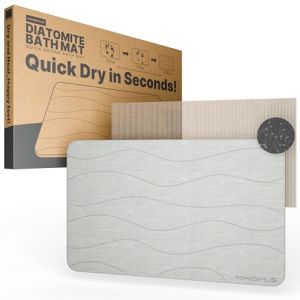 Anti-derapant bain - fond de baignoire - fond de douche Minismus - MN-DIATOMITE-BATH-GRAY