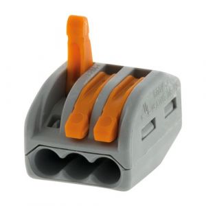 Wago Bo&icirc;te de 80 bornes 3 entr&eacute;es s&eacute;rie 222