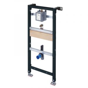 Duravit DuraSystem Bâti-support d'urinoir, pour robinet de chasse encastré, WD3004000000,