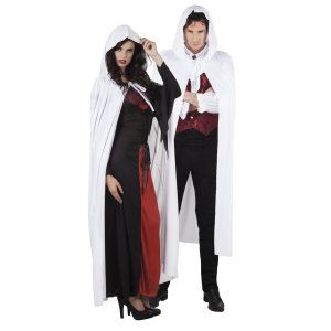 Cape longue blanche adulte