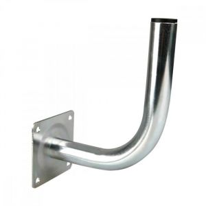 Oem Support Mural Antenne Satellite - Acier Galvanis&eacute; - 20 cm - R&eacute;sistant &agrave; la Rouille - Facile &agrave; Monter