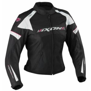 Image de Ixon Blouson textile SIERRA Noir/blanc/fushia - XS