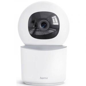 Hama Caméra IP 00176652 1080p Vision Nocturne Intérieur 100° WiFi Détection Mouvement Audio Bidirectionnel
