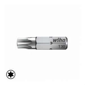 Image de Wiha Embout de vissage standard, Torx (x2 ou x10) (t25 - 25 mm - 10) - Empreinte : T25 - Longueur : 25 mm - Quantité : 10