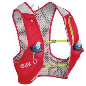 Camelbak Nano 17 - Sac à dos hydratation - with Quick Stow Flask gris/rouge L Vestes & Ceintures d'hydratation