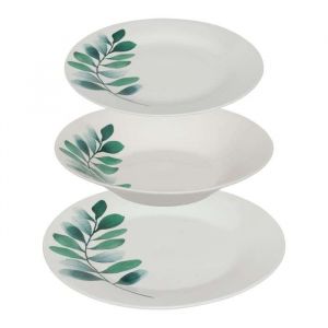 Secret de Gourmet Service Vaisselle 18 Pièces Vegetal - Vert