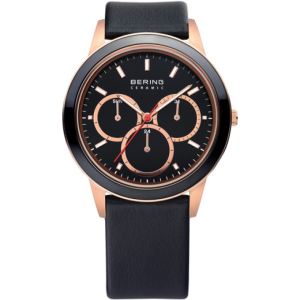 Bering Time 33840 - Montre pour homme avec bracelet en cuir