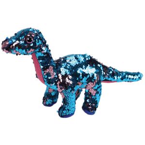 Ty 36432 - Flippables - Peluche à sequins Tremor le Dinosaure 23 cm