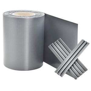 Image de Bande d'intimité en PVC - 1 pièce - Gris