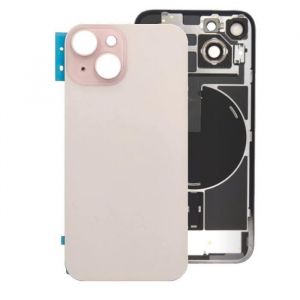 Vitre arrière - GLOBALSTOCK - iPhone 15 - Rose - Support NFC - Remplacement de qualité supérieure