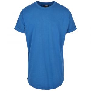 Urban classics T-shirt Long Shaped Turnup Tee S bleu