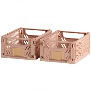 BigBuy Home Ensemble de boîtes de Rangement Multicolores, Standard