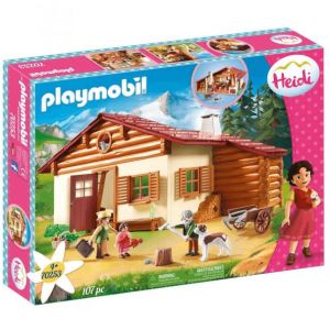 Image de Playmobil 70253 - Heidi - Heidi avec grand-père et chalet - 2020