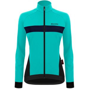 Image de Santini Coral Bengal Winter Jacket Women, turquoise L Vestes route