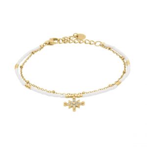 Pierre Lannier Bracelet Femme Bijoux Antharea - BJ25A8211 Acier Doré