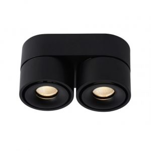 Lucide Plafonnier YUMIKO LED Noir, 2 lumières - Industriel/Scandinave - Intérieur - YUMIKO - Délai de livraison moyen: 6 à 10 jours ouvrés. Port gratuit France métropolitaine et Belgique dès 100 €.