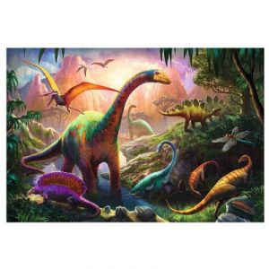 Image de Trefl Puzzle Le monde de dinosaures 100 pièces