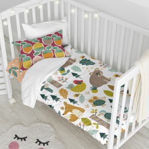 Moshi Moshi Harvestwood Parure Housse De Couette Berceau 2 Pièces
