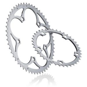 Image de Miche Plateau route 5bra 39dts d.130 interieur argent alu type shimano 9-10v.