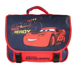 Bagtrotter - cars - cartable 38cm - rouge et bleu marine - 2 compartiments
