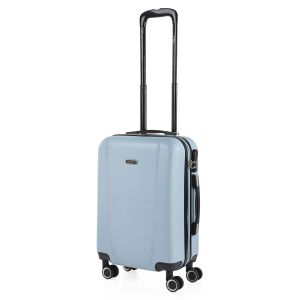 ITACA. Valise rigide de cabine de voyage 71150 Bleu -55x38x20cm