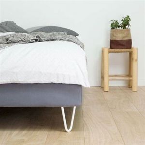 Camif Edition Jeu de 4 pieds épingle 16 cm --Blanc