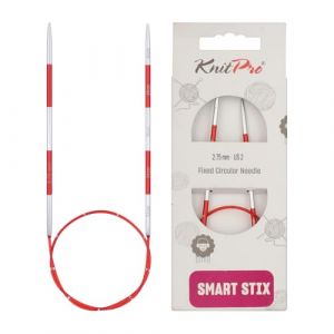 Knitpro &Eacute;pingles &agrave; Tricoter circulaires, Aluminium, Red, 40cm x 2,75mm