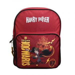 Sac à dos 30cm poche harry potter rouge