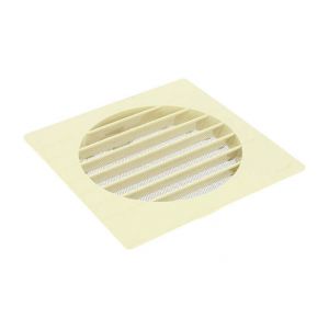 Nicoll Grille extérieure pour tube PVC Ø160 sable moustiquaire GETM160