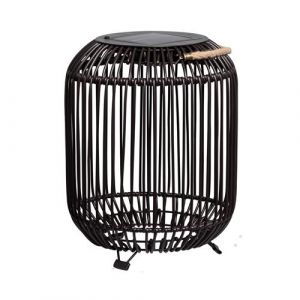 TechBrey Lampe à Poser LED Extérieure Solaire Bhilai Marron foncé 290 mm