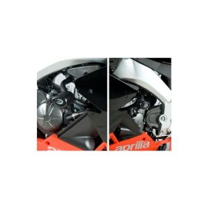 Tampons De Protection R&G Racing Aero Noir Aprilia RS4 125