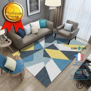 CONFO Tapis nordique salon table basse couverture chambre minimaliste moderne chambre pleine de couverture de lit tapis de couture