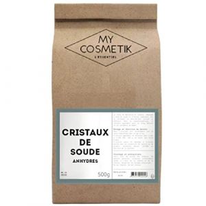 MyCosmetik Cristaux de soude anhydres BIO - 500 g - en sachet kraft