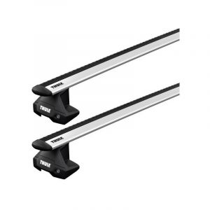 Ford Barres de toit Focus Berline avec coffre (03/11-04/18) Thule WingBar Evo Alu