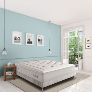 Simmons Ensemble matelas ressorts ensach&eacute;s avec sommier 140 x 200