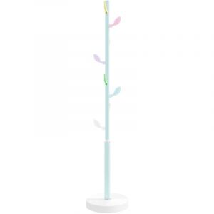 VidaXL Porte-manteau bleu 172 cm fer enduit de poudre Bleu