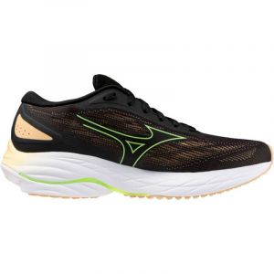 Mizuno Wave Ultima 15 - Chaussures running femme Black / Neo Lime / Apricot 38.5