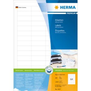 Image de Herma 12800 étiquettes SuperPrint avec bord 16,9 x 48,3 mm