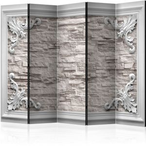 Artgeist Paravent 5 Volets "Brick in the Frame Beige" 172x225cm